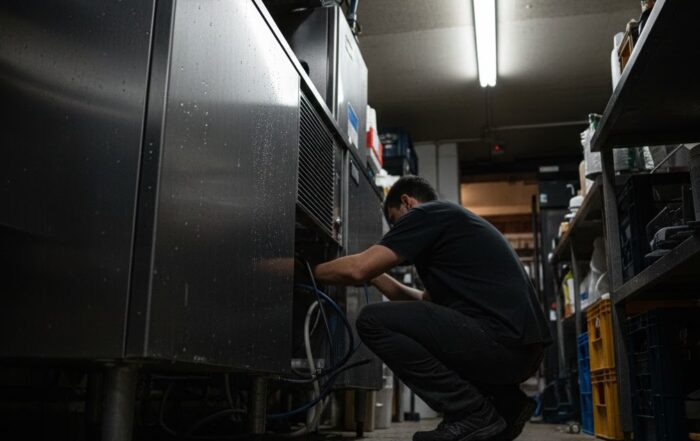 máquina de hielo profesional
