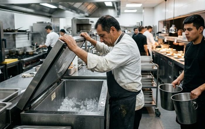 producción de hielo insuficiente