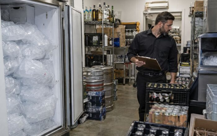 fabricar hielo o comprar bolsas