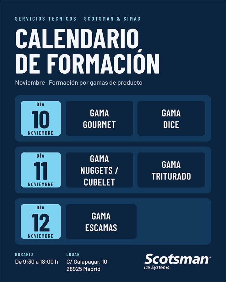 Calendario de formación